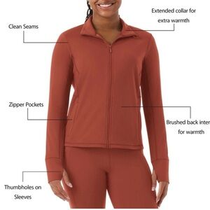 Member's Mark Women's Moisture‎ Wicking Soft Extra Warm Jacket Size Small